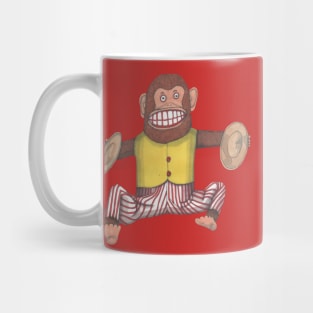 Monkey, Clapping Monkey, Retro Toy. Mug